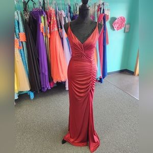 Elegant Red Evening Gown